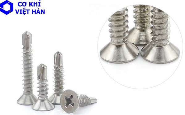 Vít tự khoan inox chính hãng tại Cơ khí Việt Hàn