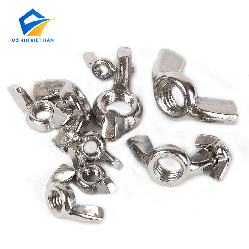 Đai ốc tai hồng inox / Ê cu tai hồng inox