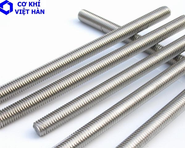 Cấu tạo thanh ren inox gồm thân ren và bước ren