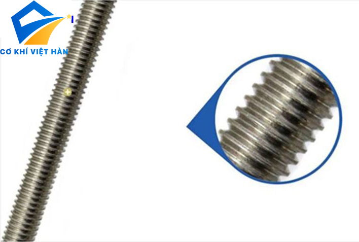 Cấu tạo Thanh ren inox - Ty ren inox