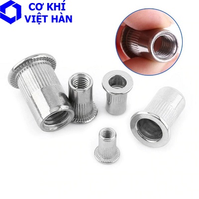 ê cu inox 304 sáng bóng