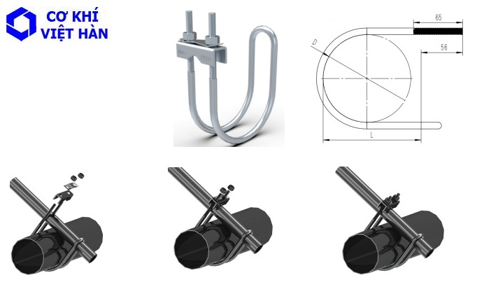 Cấu tạo đặc biệt của Ubolt inox chất lượng cao