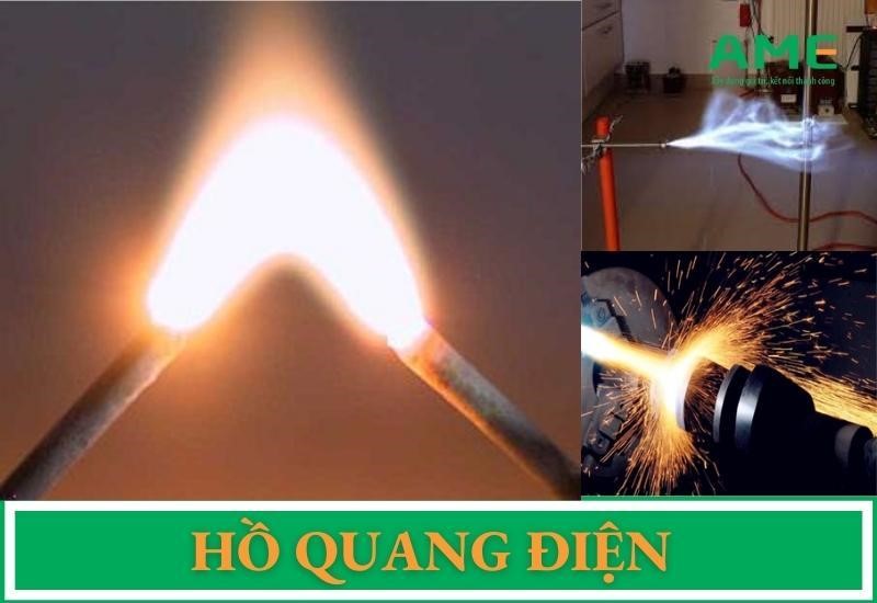 hiện tượng hồ quang điện được ứng dụng
