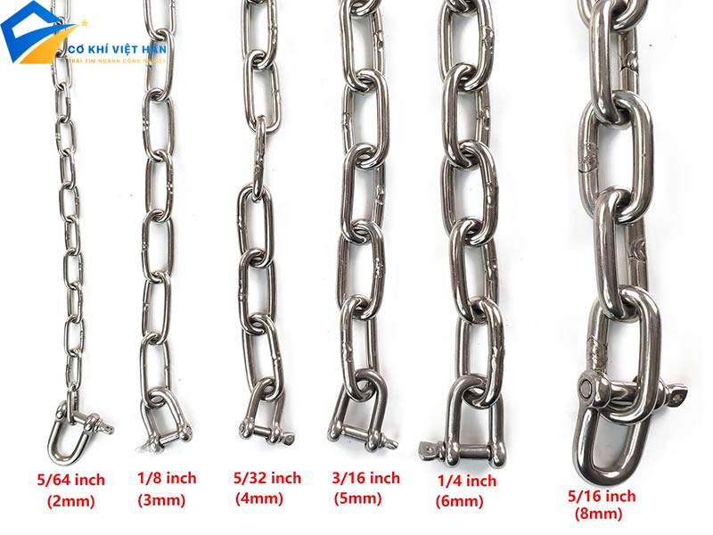 Dây xích inox là gì? Phân loại và cách lựa chọn Dây xích inox