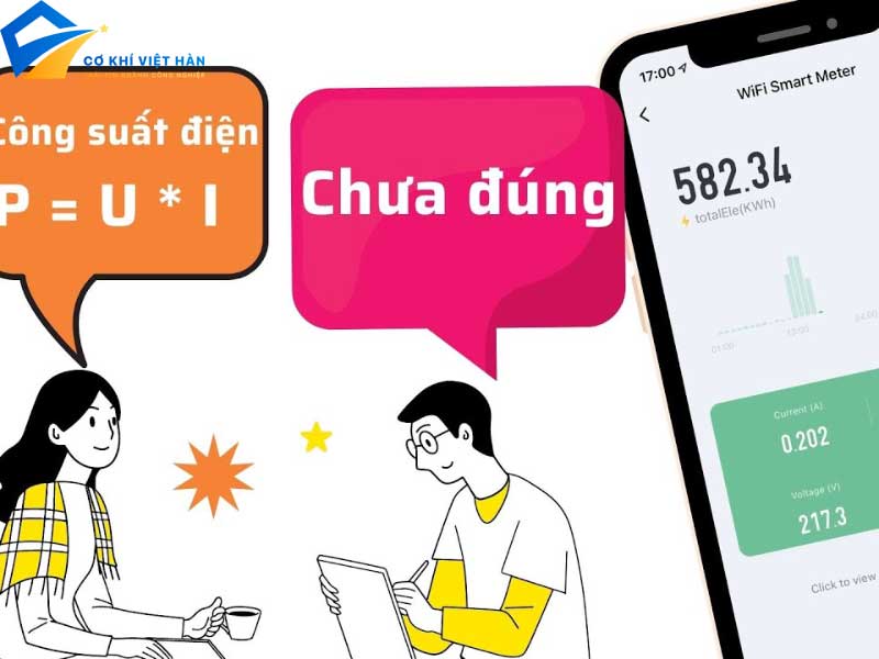 Cách tính công suất tiêu thụ điện