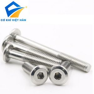 BULONG LỤC GIÁC CHÌM ĐẦU DẸT INOX / BULONG LỤC GIÁC CHÌM ĐẦU DÙ INOX