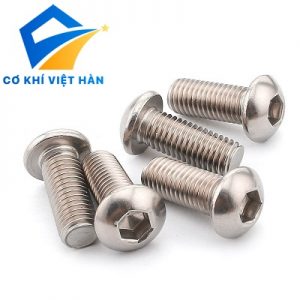 BU LÔNG INOX LỤC GIÁC CHÌM ĐẦU CẦU: DIN 7380