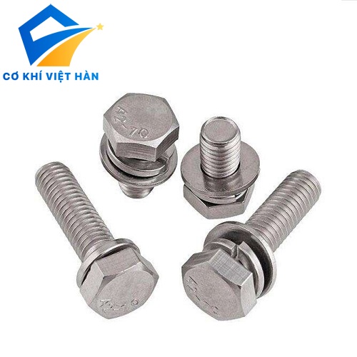 BỘ BULONG INOX M20 x 120mm
