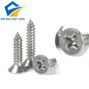 VÍT GỖ ĐẦU Ô VAN (OVAL) INOX, DIN 7983 C