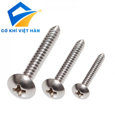VÍT GỖ ĐẦU DÙ INOX, DIN 7984C