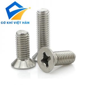 VÍT INOX PAKE ĐẦU BẰNG THÂN BU LÔNG: DIN 965