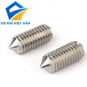 VÍT TRÍ XẺ RÃNH ĐẦU NHỌN INOX, DIN 553